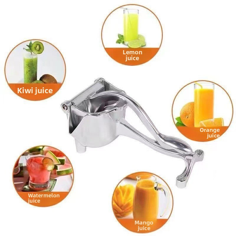FreshSqueeze Manual Citrus Press — Aluminum Lever Juicer for Oranges, Lemons & Limes
