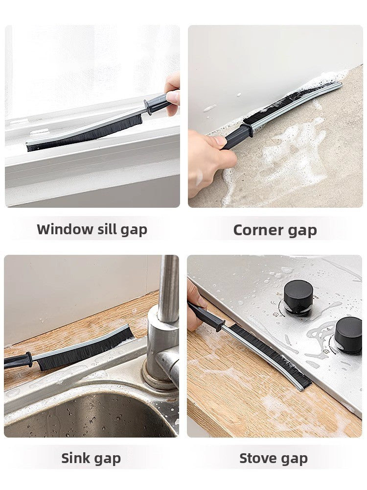 Deep-Reach Detail Cleaning Brush Set — 5 Piece Grout & Crevice Scrubbers