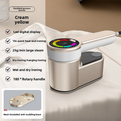 CrispGo Portable Steam Iron — Dual Steam & Dry Heat Travel Garment Steamer