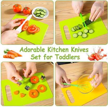 Little Chef Kids Kitchen Tool Set — Child-Safe Cooking Utensils for Ages 3+