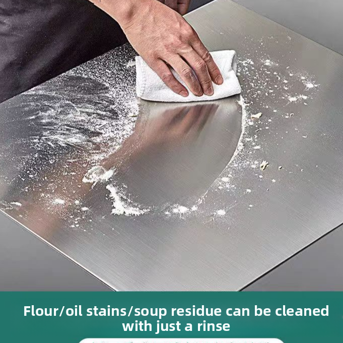Stainless Steel Kitchen Cutting Board for Baking and Chopping