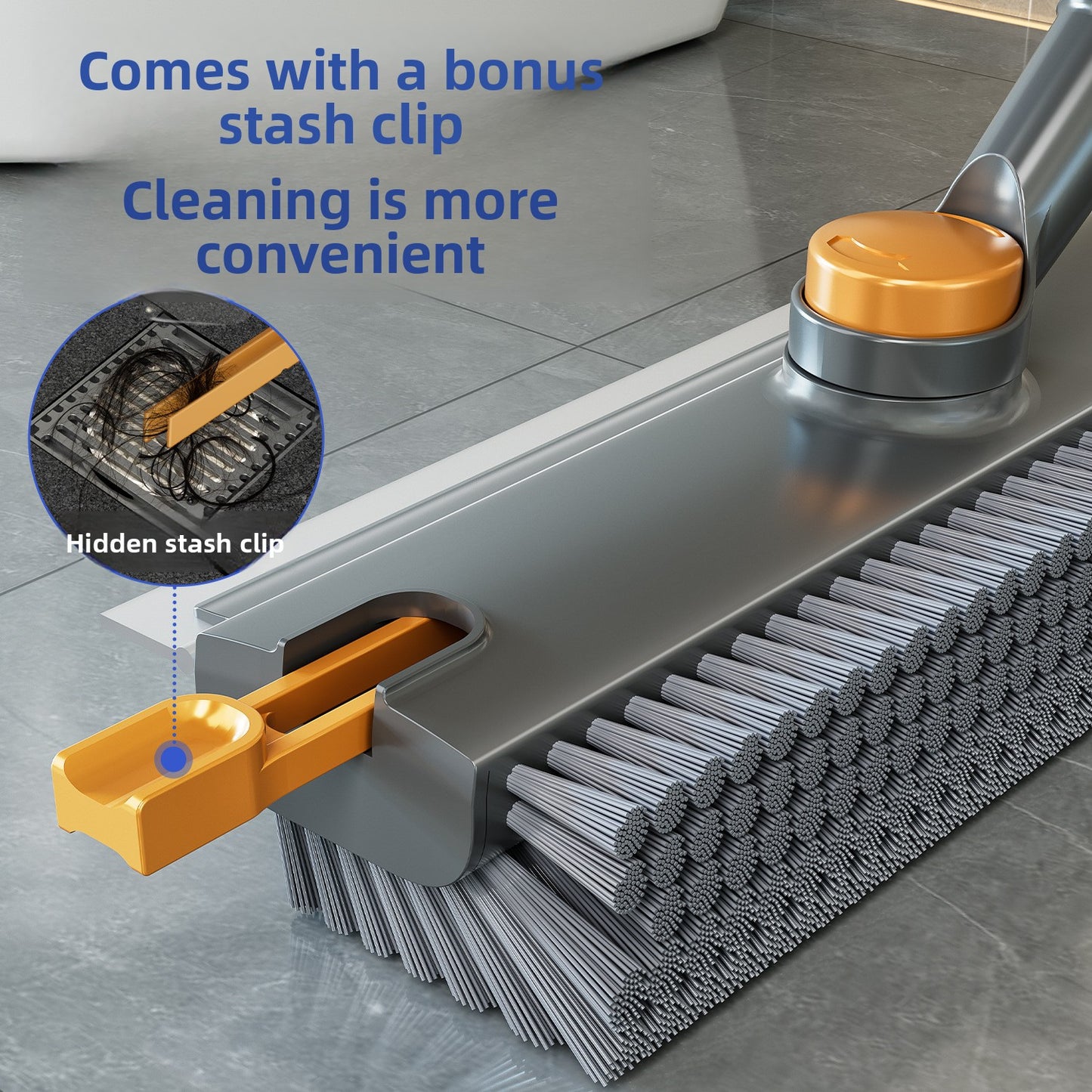 Pivot Pro Rotating Floor Scrubber — Hands-Free Bathroom & Tile Cleaner