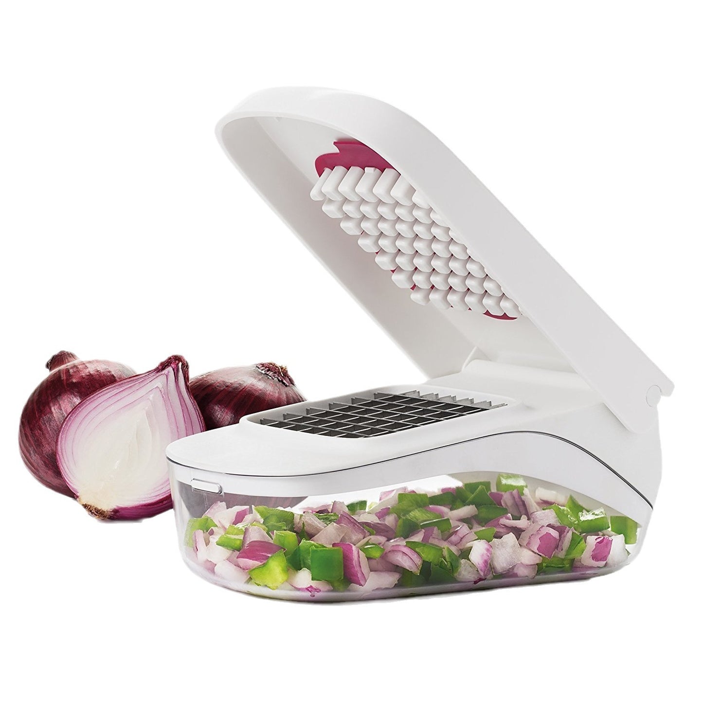ChopMaster Multi-Function Vegetable Chopper — One-Push Dicer, Slicer & Shredder