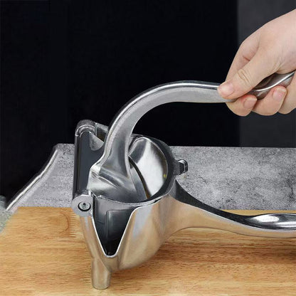 FreshSqueeze Manual Citrus Press — Aluminum Lever Juicer for Oranges, Lemons & Limes