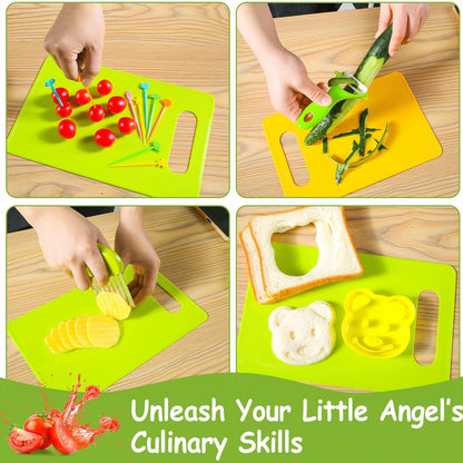 Little Chef Kids Kitchen Tool Set — Child-Safe Cooking Utensils for Ages 3+
