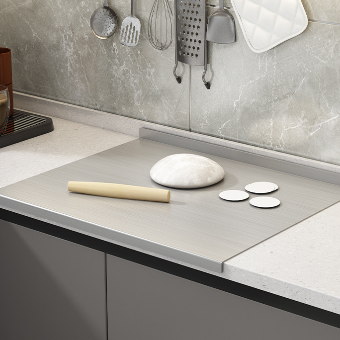Stainless Steel Kitchen Cutting Board for Baking and Chopping