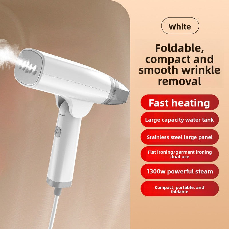CrispGo Portable Steam Iron — Dual Steam & Dry Heat Travel Garment Steamer