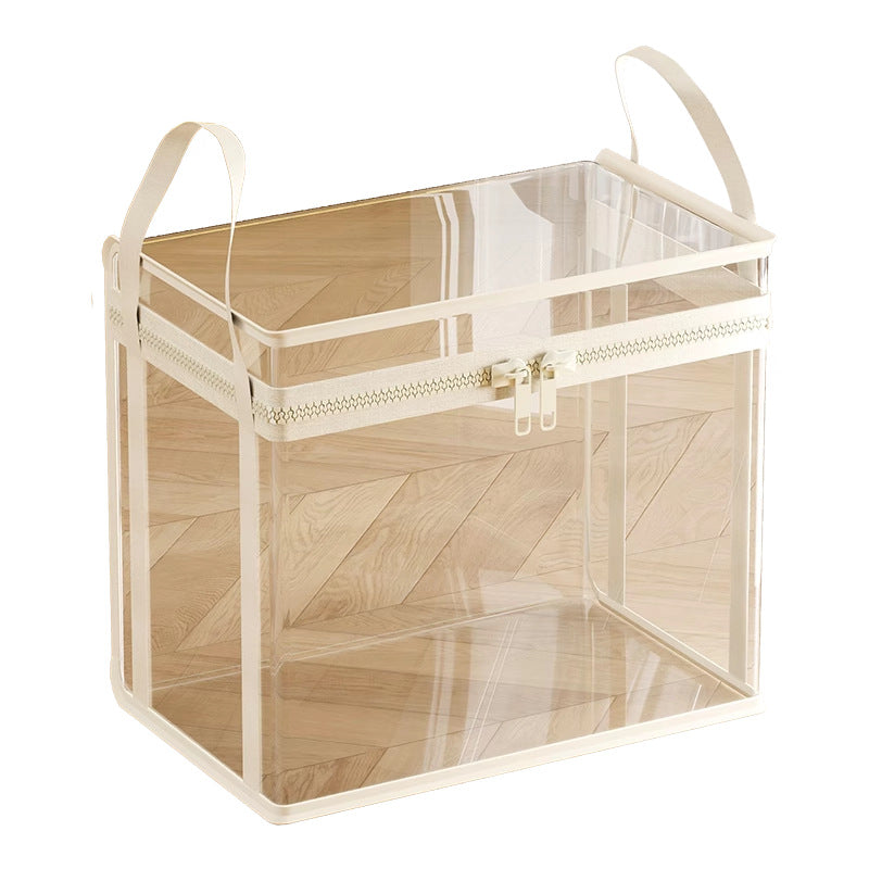 Transparent Storage Bucket — Large Plush & Doll Organizer Bin